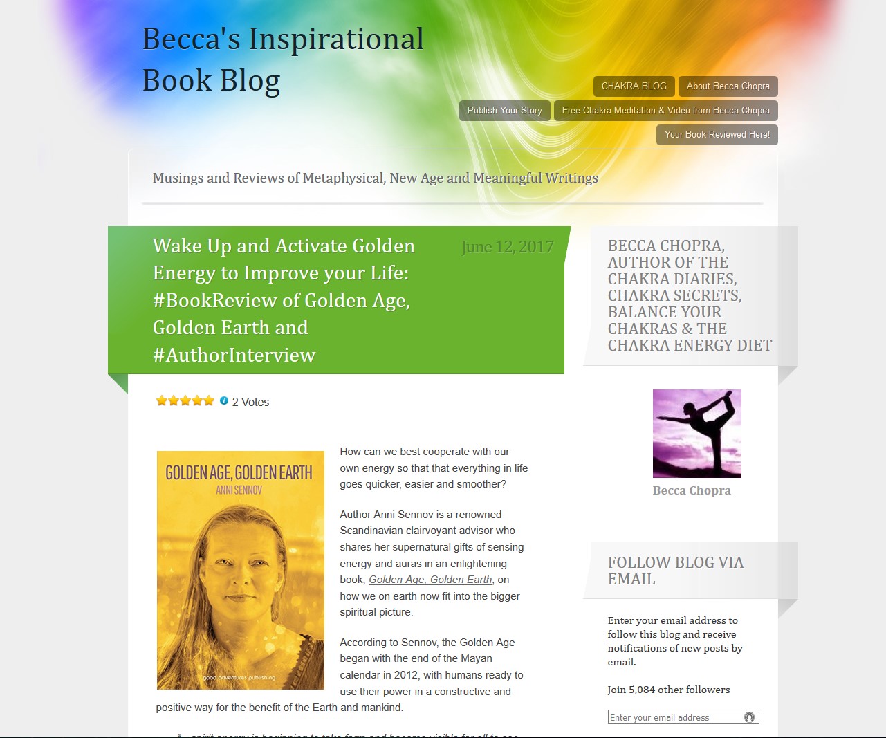 Becca's Inspirational Book Blog screenshot